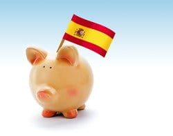 スペインの貯金箱です。