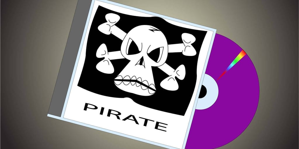 どくろが描かれたスペインの海賊のCD。