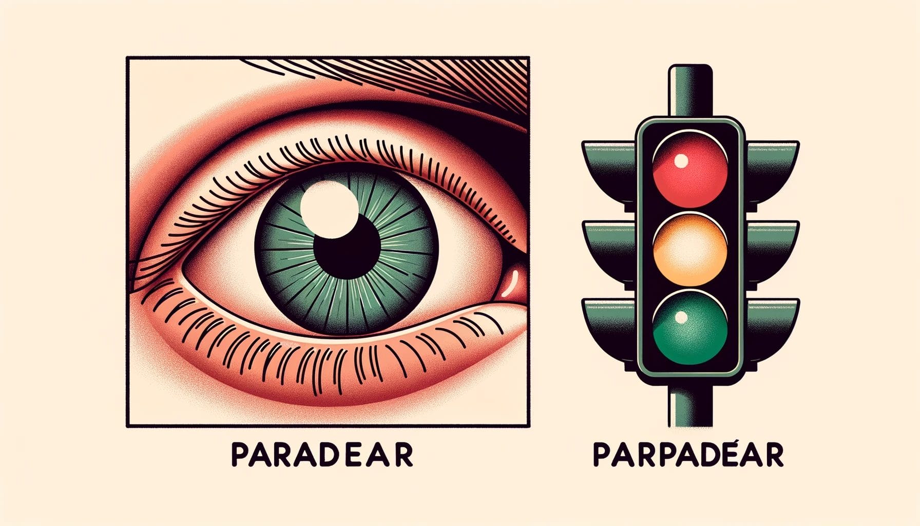 キーワード: 目、信号機

説明: 瞳と信号機の美しさを捉えた魅惑的な画像。