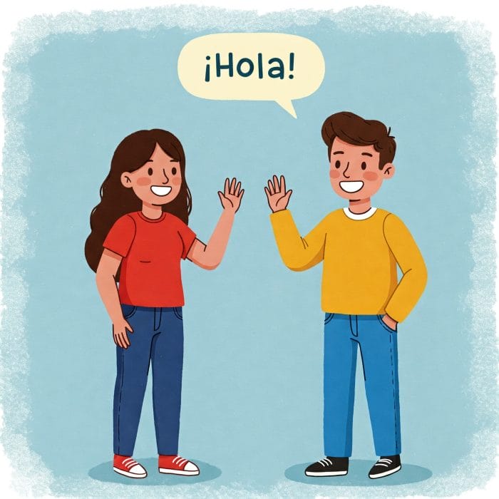 カジュアルな挨拶 Hola!